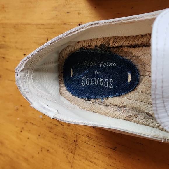 Soludos x Jason Polan Wink Espadrille slip-ons, size 6 - Picture 5 of 9